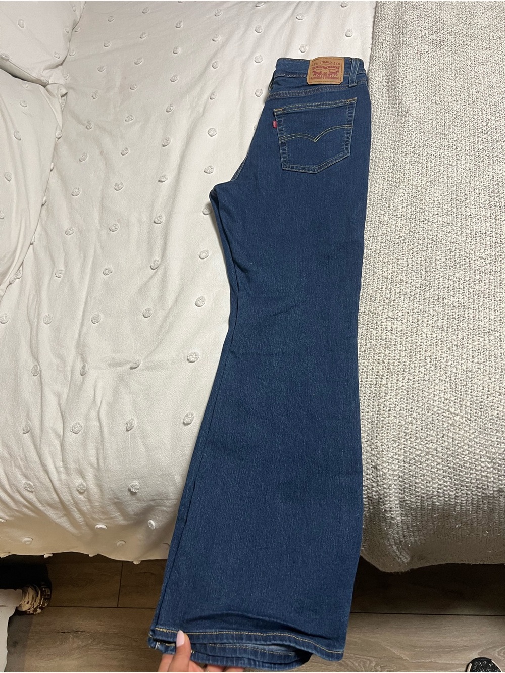 Levi's Women's Dark Blue Flare Jeans